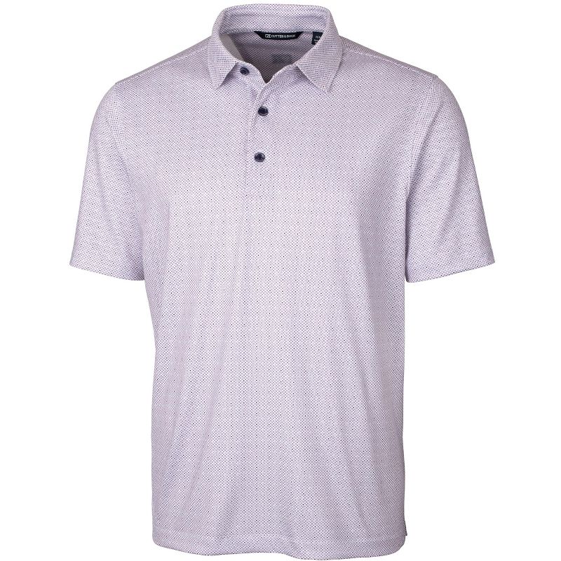 Cutter & Buck Pike Double Dot Print Stretch Mens Big and Tall Polo, 1 of 2