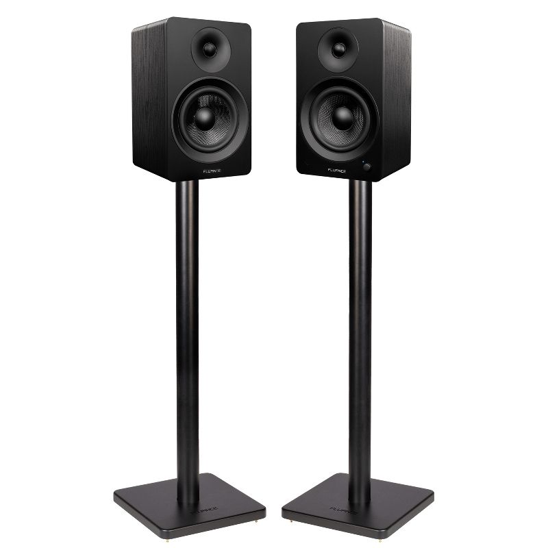 Fluance Ai61 Powered 2-Way 2.0 Stereo Bookshelf Speakers with 6.5" Drivers 120W Amp for Turntable Bluetooth w/ Stands, 1 of 10