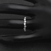 Zarina Anniversary Band Ring for Women Sterling Silver Cz Ginger Lyne Collection - image 4 of 4