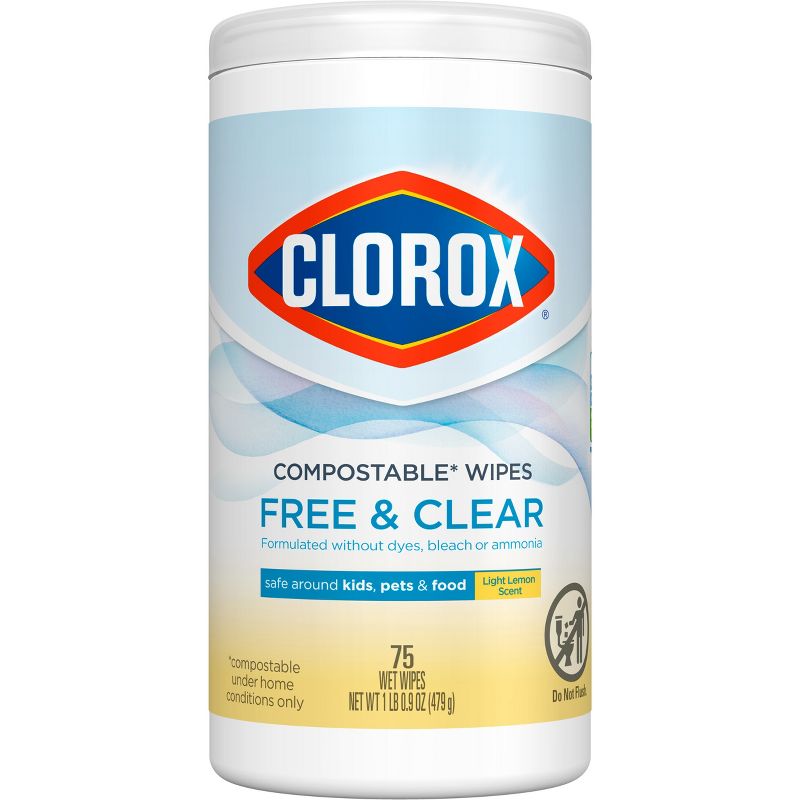 Clorox Lemon Free &#38; Clear Wipes - 75ct, 3 of 18