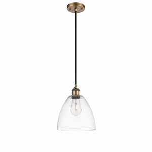 Bristol Glass - 1 Light Mini Pendant In Industrial Style-13.25 Inches Tall and 9 Inches Wide - 1 of 1
