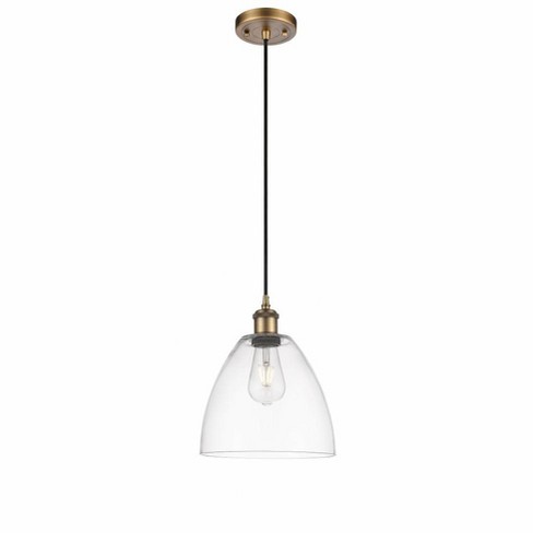 Innovations Lighting Bristol Glass 1 - Light Pendant in  Brushed Brass - image 1 of 1