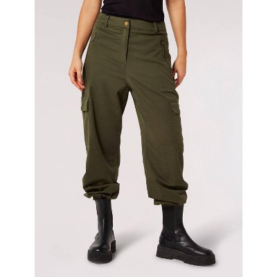 Women's Big Pocket Cargo Trouser - APRICOT