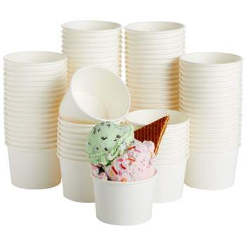 Soup Containers - 25 Pack Disposable Soup Bowls with Lids, Ice