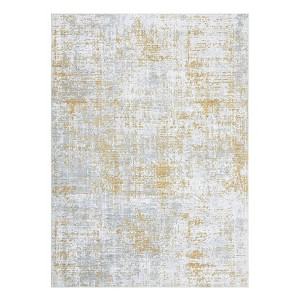 Washable Area Rug Modern Abstract Non Slip Rugs Foldable Low Pile Contemporary Indoor Carpet for Bedroom Office Kids Room Guest Room Study Room - 1 of 4