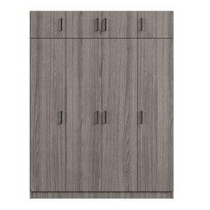 NicBex 80.80"H Armoire Wardrobe Closet Storage Cabinet with 4 Doors & Shelves & Drawer for Bedroom - 1 of 4