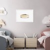 21" x 15" Yellow Coal Train Transportation Framed Art Print - Wynwood Studio: Modern Decor, Plastic White Frame, Wire Mount, Digital Art - 4 of 4