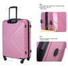 YONWAY Hardside Luggage Sets, 3 pcs Spinner Suitcase, ABS Lightweight Suitcase with Two Hooks, Spinner Wheels, with TSA Lock Lightweight - 4 of 4