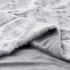 60"x70" Faux Fur Throw Blanket Light Gray - Yorkshire Home: Soft, Hypoallergenic, Cozy Comfort - image 2 of 4