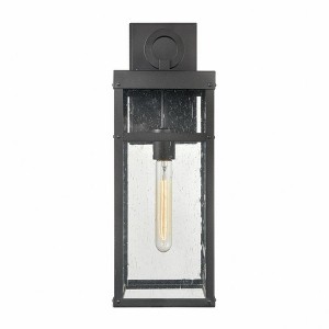 Elk Home Dalton 1 - Light Wall Light in  Textured Black - 1 of 4