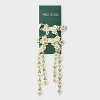 Embroidered Daisy Bow Hair Clip Set 2pc - Wild Fable™ White/Green/Orange - 2 of 3