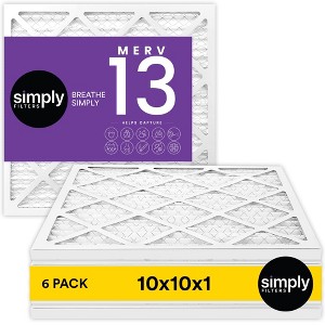 Simply Air Filter, MERV 13, 6 Pack, Furnace Air Filter for HVAC - 1 of 1