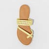 Women's Lissie Woven Toe Ring Slide Sandals - Universal Thread™ - image 3 of 3