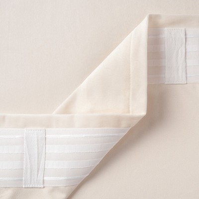 Tusk Velvet Blackout 96-Inch Window Curtain Panels