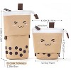 Fmeida Cute Pencil Case  Office Organizer Multifunctional pencil case Blue - 3 of 4