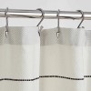 LunaLulinlk Striped Shower Curtain Vanilla Fantasy - 3 of 4