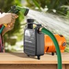 VEVOR Cast Iron Water Transfer Pump, 115V AC 1600 GPH 1/2HP, Portable Electric Utility Pump with Carbon Brush, Black+Orange - 2 of 4