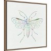 Amanti Art Dragonfly Drawing by Sarah Leonard Framed Wall Art Print - 2 of 4