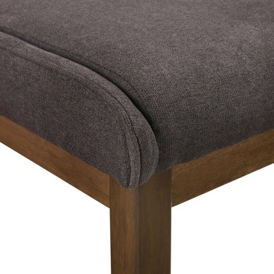 Ronan Walnut Brown Mid-Century Modern Side Chairs Set