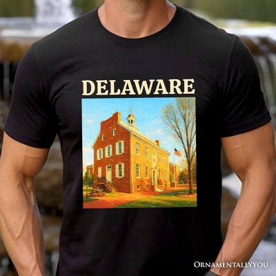 Historic Delaware Old State House T-Shirt, Colonial Landmark Tee and Mid-Atlantic Souvenir | OrnamentallyYou