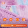 Joyfy Wearable Blanket Hoodie for Kids Adults, Christmas Oversized Flannel Fleece Sweatshirt Blanket, Cozy Blanket Birthday Gift for Family Girls Boys - 4 of 4