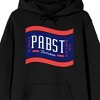 Pabst Blue Ribbon Pabst American Lager Beer Men's Black Graphic Hoodie-XXL - 2 of 3