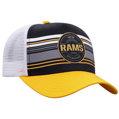 NCAA VCU Rams Men's Vista Black with Hard Mesh Snapback Hat