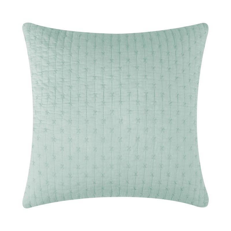 Cross Stitch Bright Square Pillow 18x18 - Levtex Home, 1 of 3