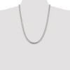 Black Bow Jewelry Men's 6.5mm Sterling Silver Solid Domed Curb Chain Necklace - 3 of 4