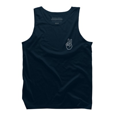 Men's Design By Humans peace By desiredesign Tank Top