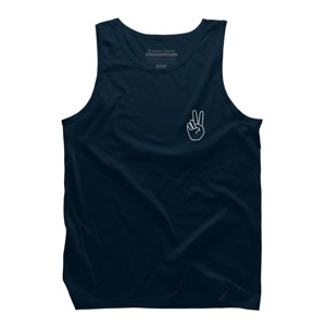 Men's Design By Humans peace By desiredesign Tank Top - 1 of 3