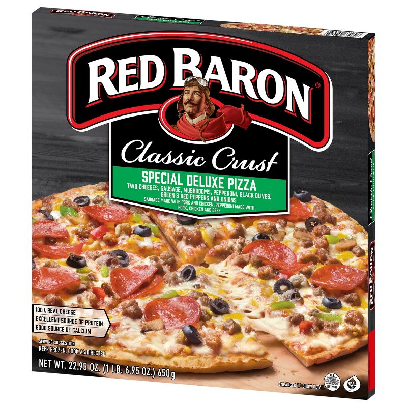 Red Baron Frozen Pizza Classic Crust Special Deluxe - 22.95oz, 3 of 14