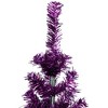 Northlight Artificial Tinsel Christmas Tree - 4' -Purple - Unlit - 3 of 4