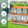 Acekool Metal Chicken Nesting Box,  Single Tier, Vented Steel Egg Laying Box - 3 of 4