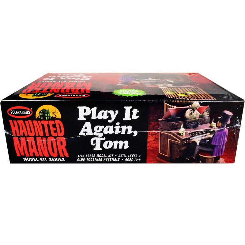 Skill 2 Model Kit Haunted Manor "Play it Again, Tom" Diorama Set 1/12 Scale Model by Polar Lights, 3 of 5