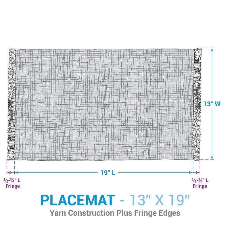 Park Designs Denim Tweed Placemat Set of 4, 5 of 6