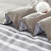 BAGOKIE All Season 5/7 Piece Bed in a Bag Comforter Set, Stripe Pattern - 3 of 4