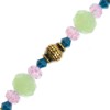 Crystal Lane DIY Designer 7in Bead Strand Glass and Metal Light Green Assorted - 4 of 4