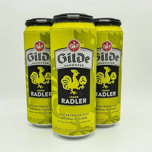 Gilde Lemon Radler - 4pk/16.9fl Oz Cans : Target
