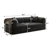 78.8" Compression Sofa,Convertible Floor Sofa Bed,Comfy Futon Couch Sleeper Bed,Corduroy Loveseats Boneless Modular Sectional Sofa - 2 of 4