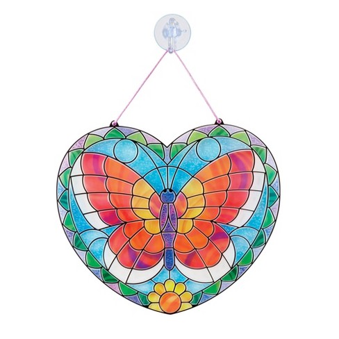 Melissa & Doug Stained Glass Made Easy Activity Kit: Butterfly - 140+  Stickers