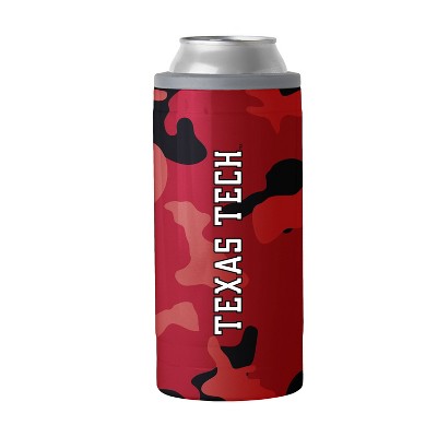 NCAA Texas Tech Red Raiders 12oz Slim Can Camo Cooler