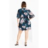Women's Plus Size Jade Blossom Dress - jade | CITY CHIC - 3 of 4