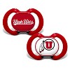 BabyFanatic Officially Licensed Pacifier 2-Pack - NCAA Utah Utes - 2 of 4