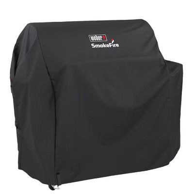 Weber SmokeFire Black Weather Resistant Grill Cover for EX6 Series
