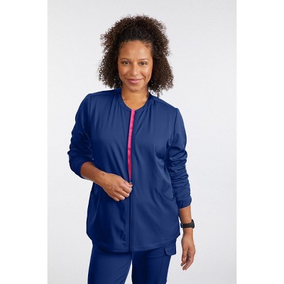 Moxie Scrubs Diana Women's Scrub Jacket – 4-Way Stretch, Full Zip, 4 Pockets, Lightweight Nursing Uniform Layer