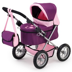 Bayer Design Dolls: Trendy Pram - Purple & Pink - Fits Dolls Up To 18" - 1 of 4