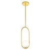 CWI Lighting Celeste 1 Light Mini Pendant With Medallion Gold Finish - 3 of 4