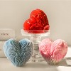 JDICTION Heart Resin Mold - 3D Silicone Mold for Valentine’s Day, Ideal for DIY Handcrafts & Resin Casting, Candle Making & Home Decoration - 4 of 4