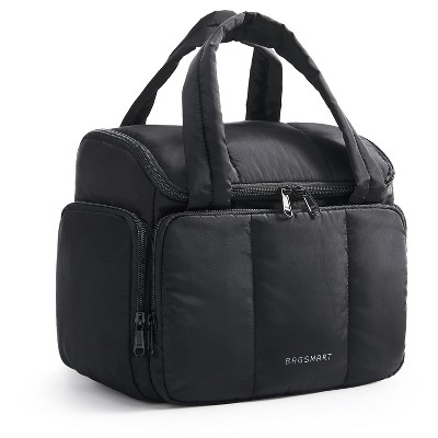 GenericTravel Toiletry Bag for Women with Puffy Water-Resistant Fabric, Roomy Makeup Bag Organizer